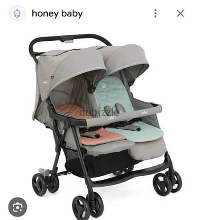 stroller  سترولر توأم عربية اطفال