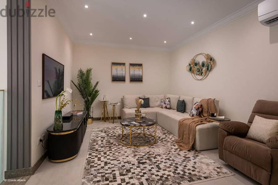 Excellent location villa in front of the Green River on the main central axis in front of the Diplomatic Quarter and the Zohour Club, with an area of 2