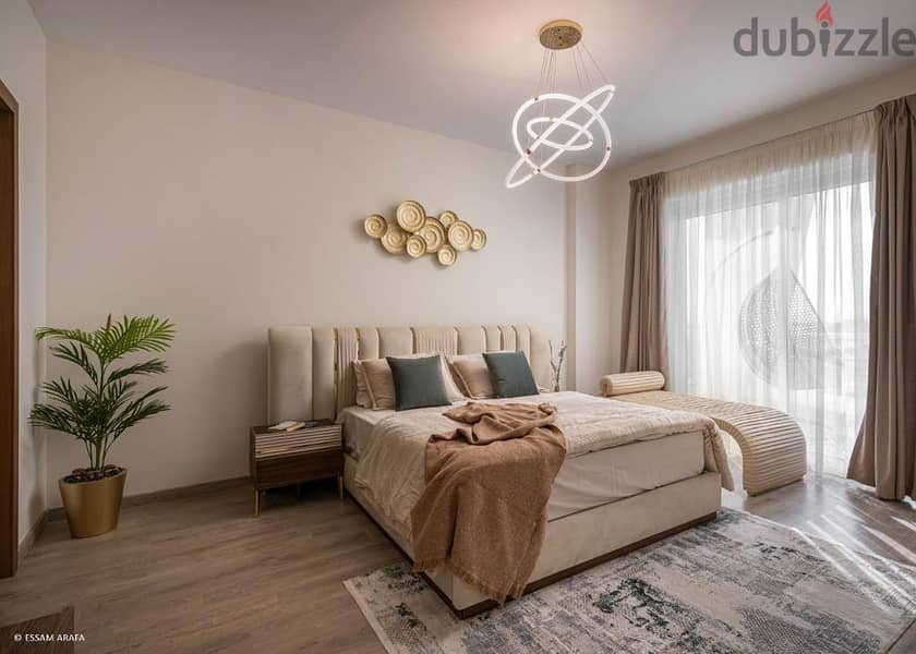 Excellent location villa in front of the Green River on the main central axis in front of the Diplomatic Quarter and the Zohour Club, with an area of 14