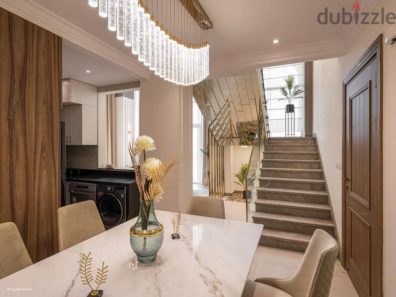 Duplex 280 meters at the opening price and a 15% discount, directly in front of the Embassy District, at the lowest price per meter in the Administrat 6