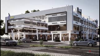 Shop for sale, ground floor, 31 meters, facing the plaza, in a mall on the service axis in Hadayek October