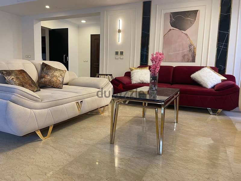 Villa for Rent in Palm Hills very prime location fully furnished with ACs فيلا مفروشة ومكيفة ومجهزة بالكامل في بالم هيلز موقع فريد على الجولف 1
