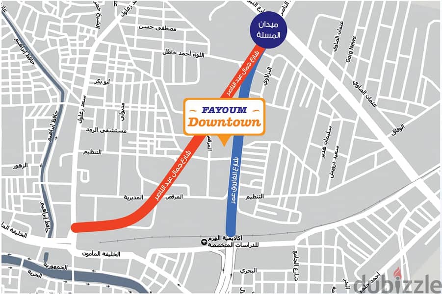 downtown fayoum city  مكتب للبيع 59 متر تقسيط على 24 شهر بمول داون تاون الفيوم 10