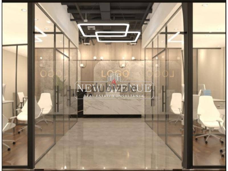 Fully finished office 120m in Agora Mall for rent 1