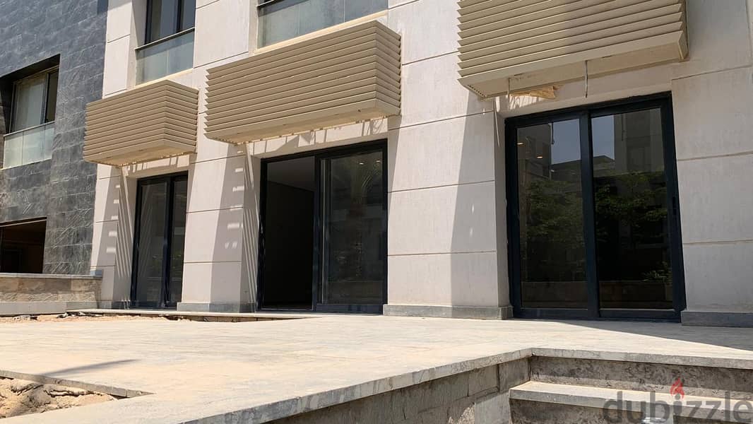 Smart Duplex  ready to move for sale in Trio, M square 215m² العاصمة الادارية fully finished with ACs with 70m² private garden less than company price 2