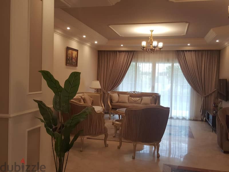 I villa 290m for rent garden 60m very prime location the majestic lake in mountain view new cairo 1