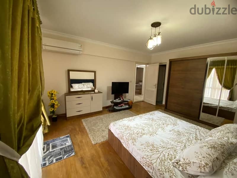 apartment for rent furnished in Al Rehab City, 2 garden view, furnished, modern  - Third round  - The tenth stage 4