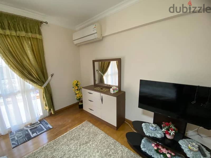 apartment for rent furnished in Al Rehab City, 2 garden view, furnished, modern  - Third round  - The tenth stage 5