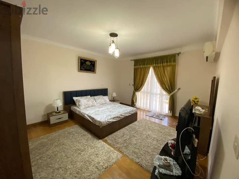 apartment for rent furnished in Al Rehab City, 2 garden view, furnished, modern  - Third round  - The tenth stage 8