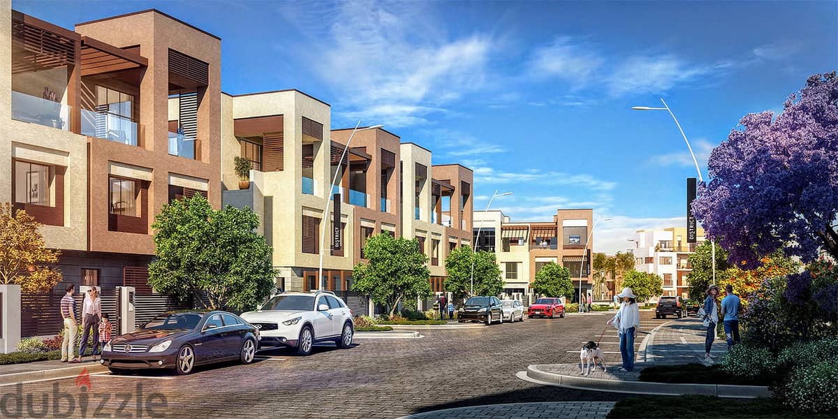 شقة للبيع بموقع متميز جدا في ديستريكت 5 التجمع الخامس من شركة مراكز بمقدم واقساط  District 5 New Cairo 3
