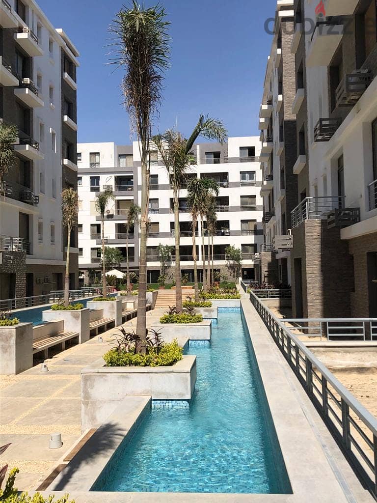 A very special apartment in Club Sied in Taj City Compound for sale in installments, Corner Triple View, 158m, the most distinguished phases of Taj Ci 1