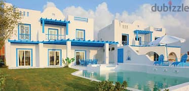 Ready to Move Twin House finished in Mountain view Ras EL-Hekma lowest price