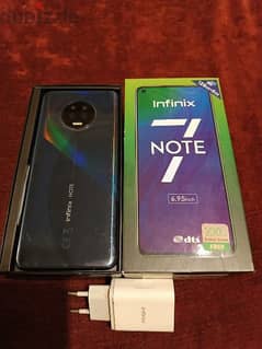 اتنين هاتف Infinix NOTE 7 للبيع لون ازرق و لون ابيض