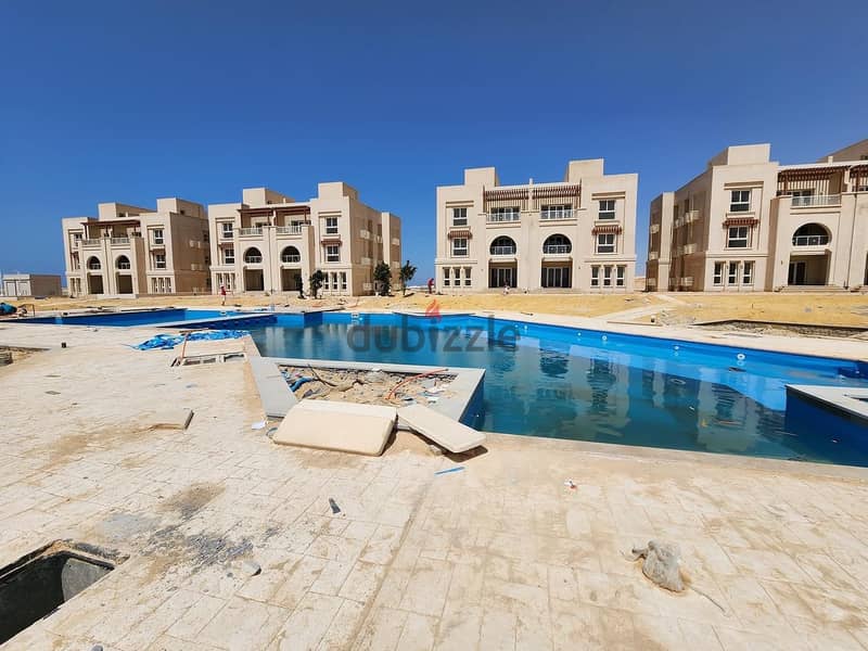 chalet for sale in Gaia north coast ras el hikma - fully finished ( ready to move ) sea view down payment 40% & installment 6 years . . . . . . . . . . . . . . . . . . 3