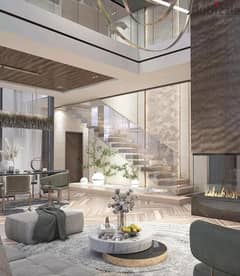 Pay 5% and own a duplex with a distinctive view on the Kempinski Hotel and Garden, 35 acres, with a 15% discount, in the largest Saudi developer in th
