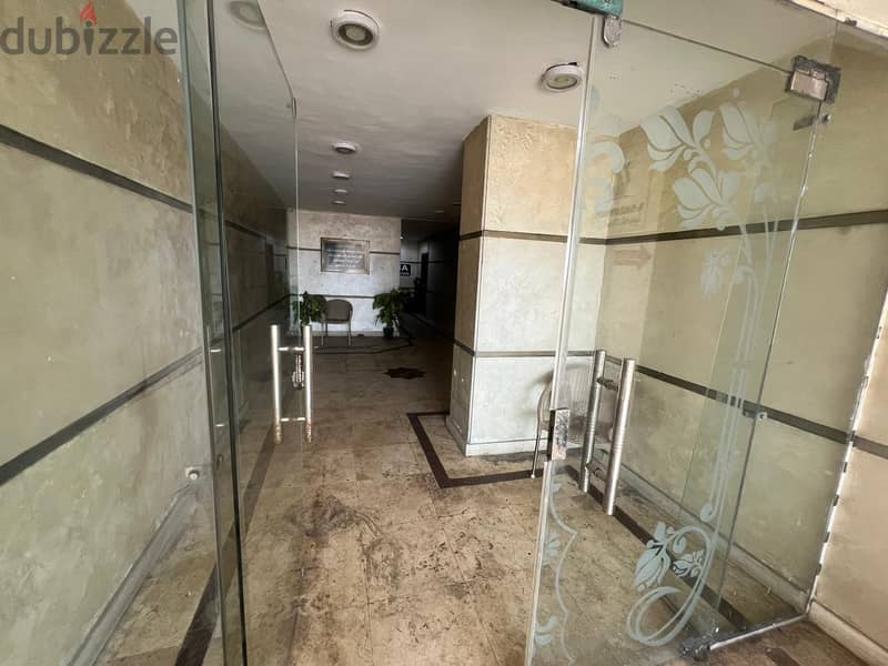 شقه 110 متر غرفتين ريسيبشن 1 حمام لوران اول شارع شعراوي 5