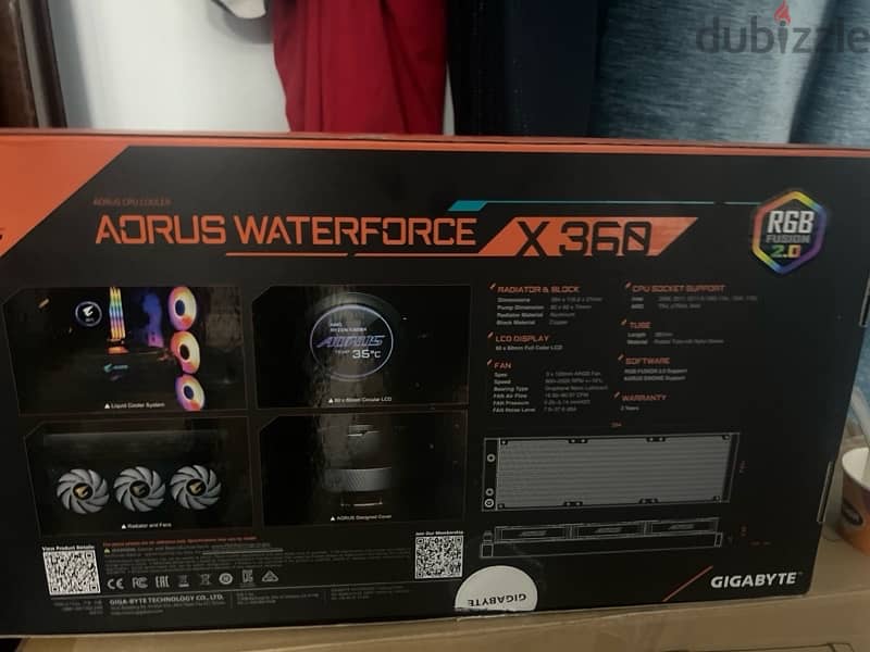 AORUS WaterForce X360 water cooler 2
