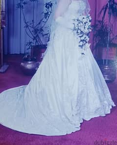 wedding dress from Nadia Elsheikh