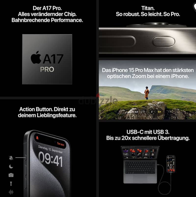 iPhone 15 Pro Max 512 *Brand New* Natur 5