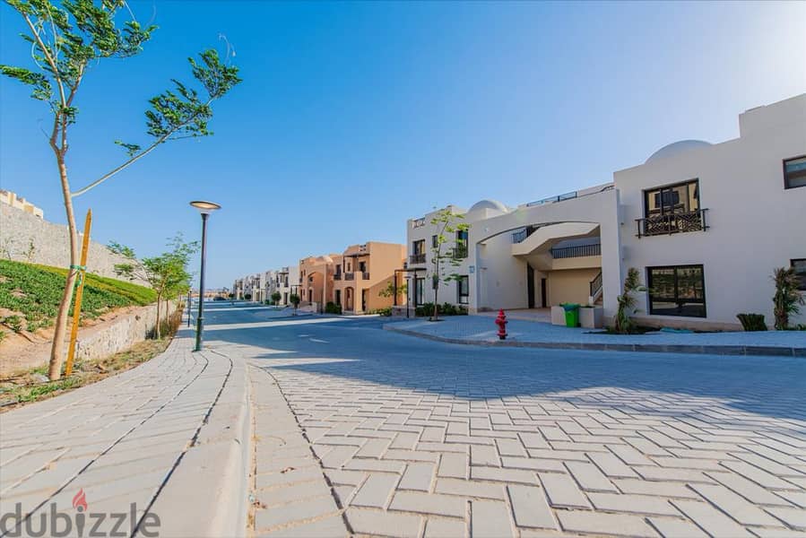 Chalet 100m fully finished with distinctive view in Makadi Heights with installments over the longest repayment period 3