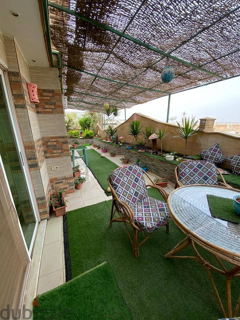 Roof apartment for sale in Sheikh Zayed   The Seventh District, near Al Bustan Street 4