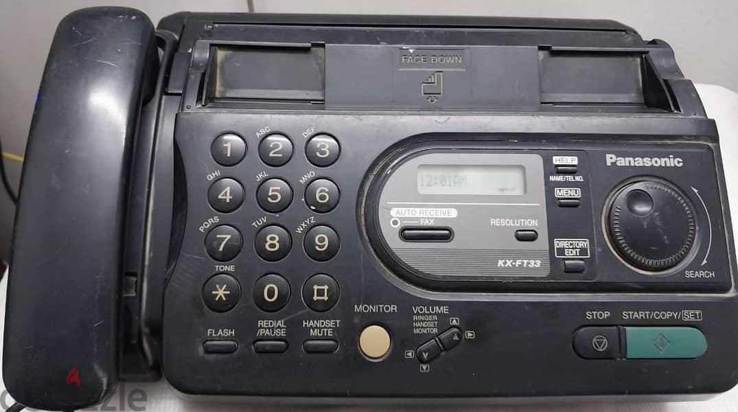 للبيع جهاز فاكس باناسونك اصلى  Panasonic Fax  بسعر 450جم 5