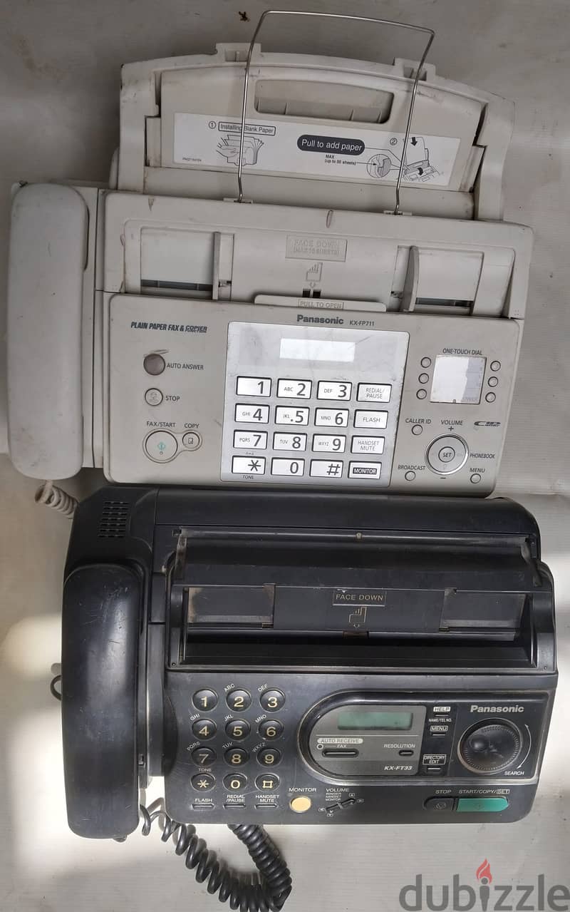 للبيع جهاز فاكس باناسونك اصلى  Panasonic Fax  بسعر 450جم 6