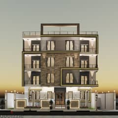 The cheapest apartment for sale in Fifth Settlement 136 meters, ground floor with garden 116 meters pay 272 thousand and installments over 5 years 0