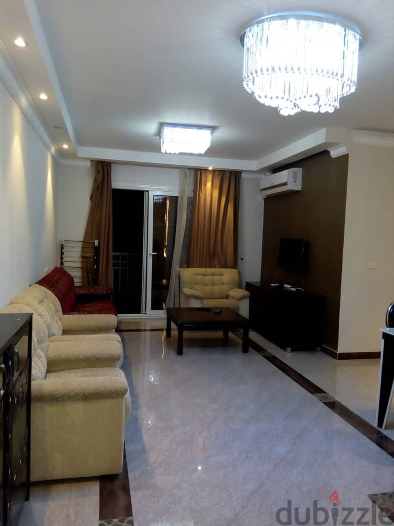 Furnished apartment for rent in Madinaty, fully air-conditioned, next to services 0