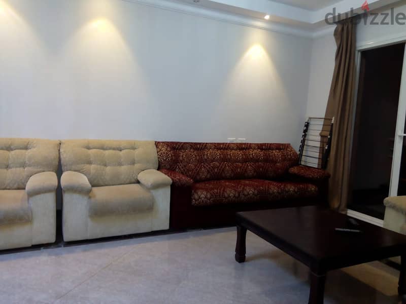 Furnished apartment for rent in Madinaty, fully air-conditioned, next to services 1