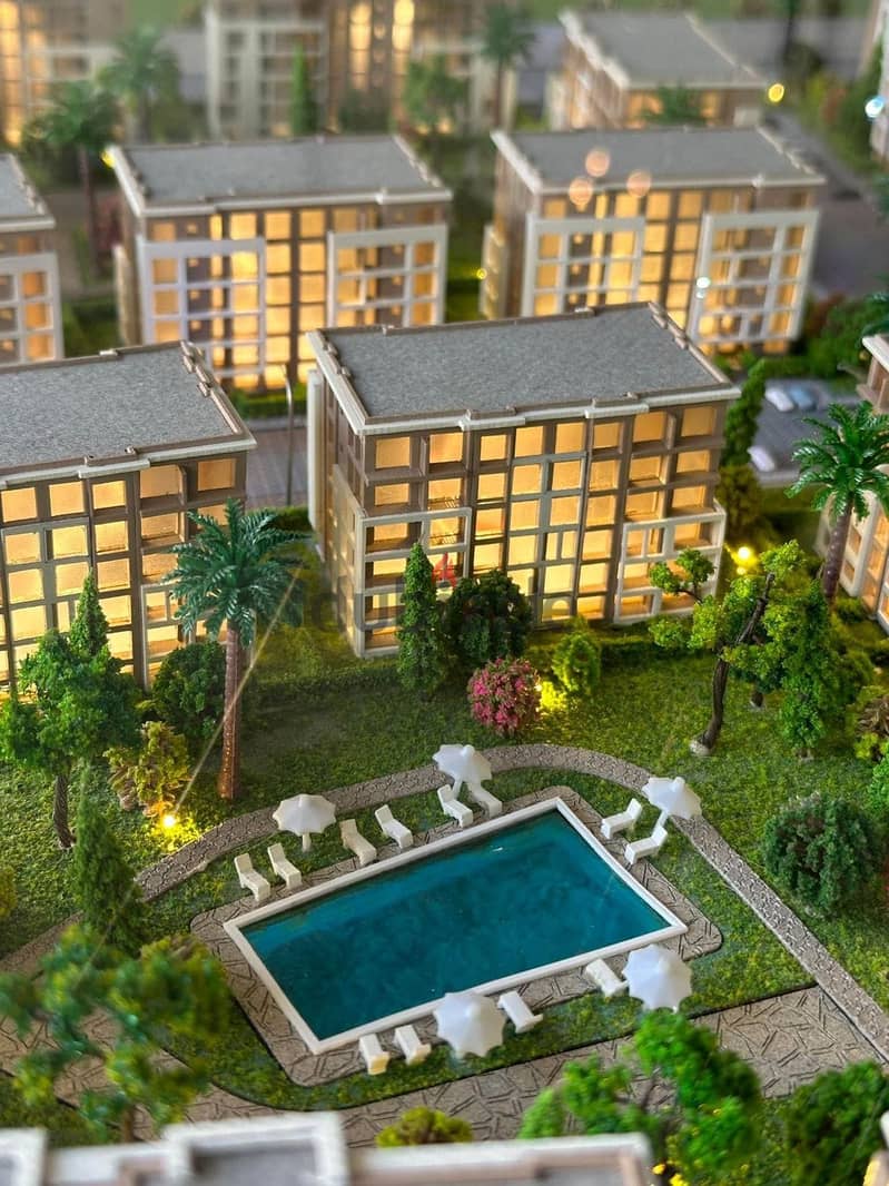 Own an apartment next to Madinaty in Sarai Compound with a down payment of 700,000 ​ 7