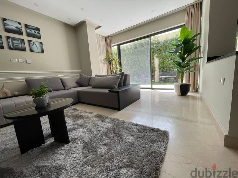 For Rent Furnished Apartment With Garden in Lake View Residence 1