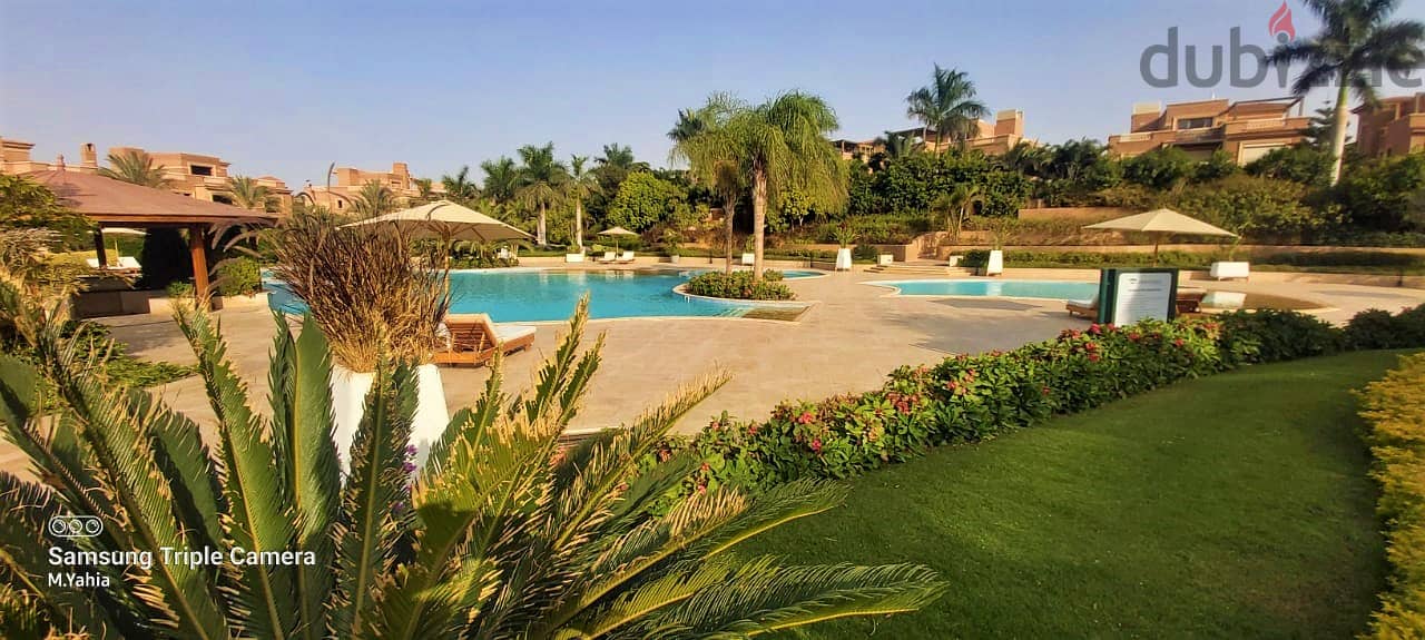 Fully Furnished Villa with POOL in La Nouva Vista New Cairo beside ElRehab 5