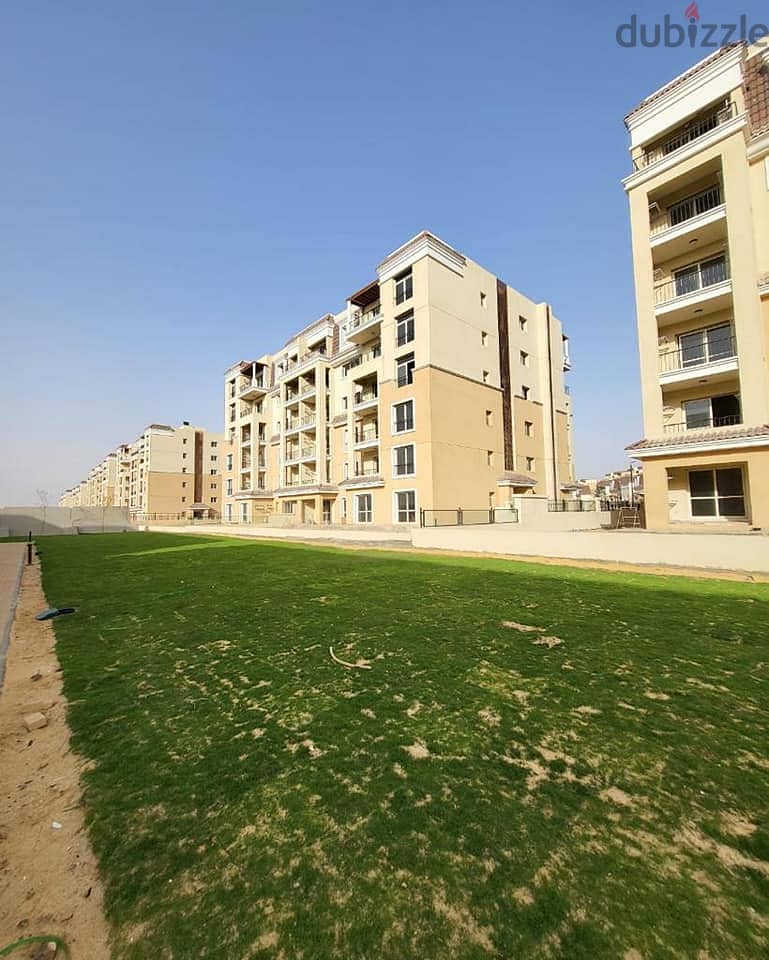 With a down payment of 550,000, I own an apartment in Sarai Compound, New Cairo 6