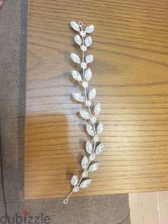 Stylish bridal hair piece-used ONCE ONLY