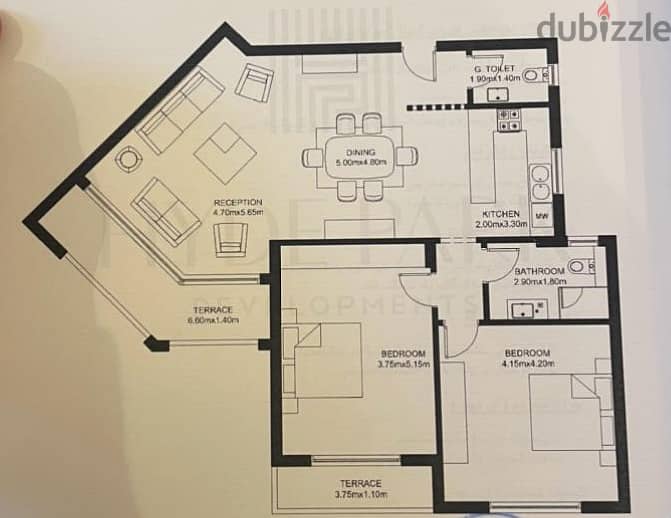 apartment 135m for sale in hyde park new cairo - delivered شقة للبيع استلام فورى 135م بكمبوند هايد بارك التجمع الخامس 0