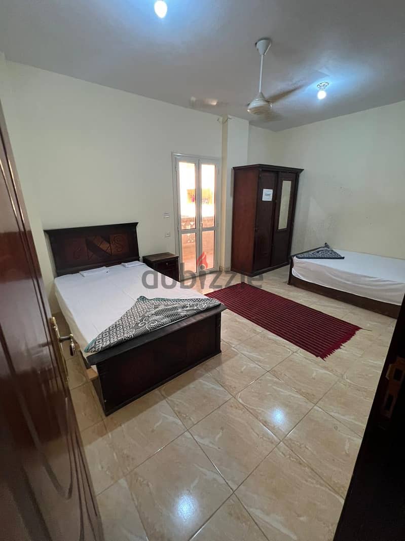 Apartment for rent yearly in El Alamein city, second number from the main street(12 months) 1