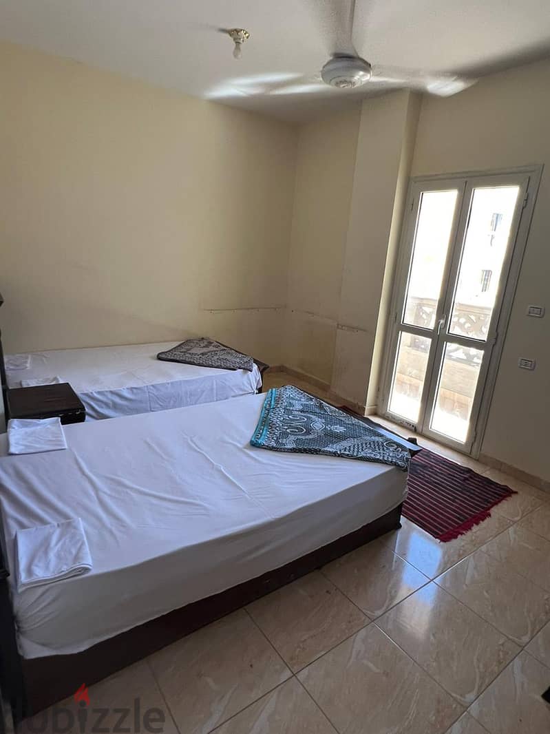 Apartment for rent yearly in El Alamein city, second number from the main street(12 months) 9