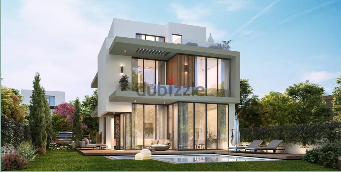 Villa for sale with a discount of 4 million, 9 years installments, and a down payment of 1 million pounds in Al Bosco City Compound in Mostakbal City 1