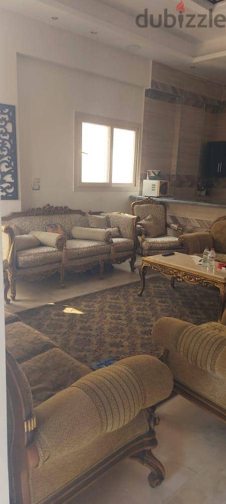 penthouse 3 bedrooms fully furnished in el banafseg villas new cairo 4