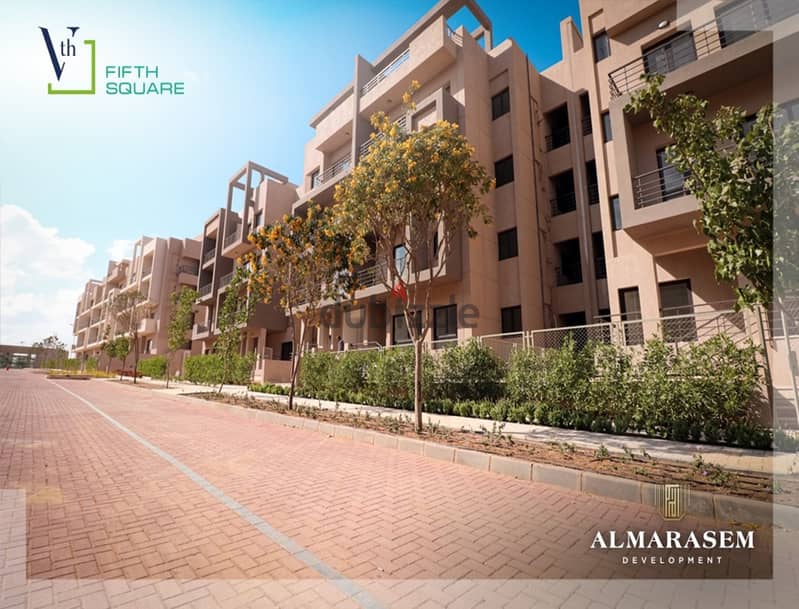 apartment for sale at fifth square almarassem new cairo | Ready to move | fully finished 4