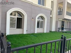 Studio ground floor with garden for rent in Mivida avenues compound New Cairo fifth settlement