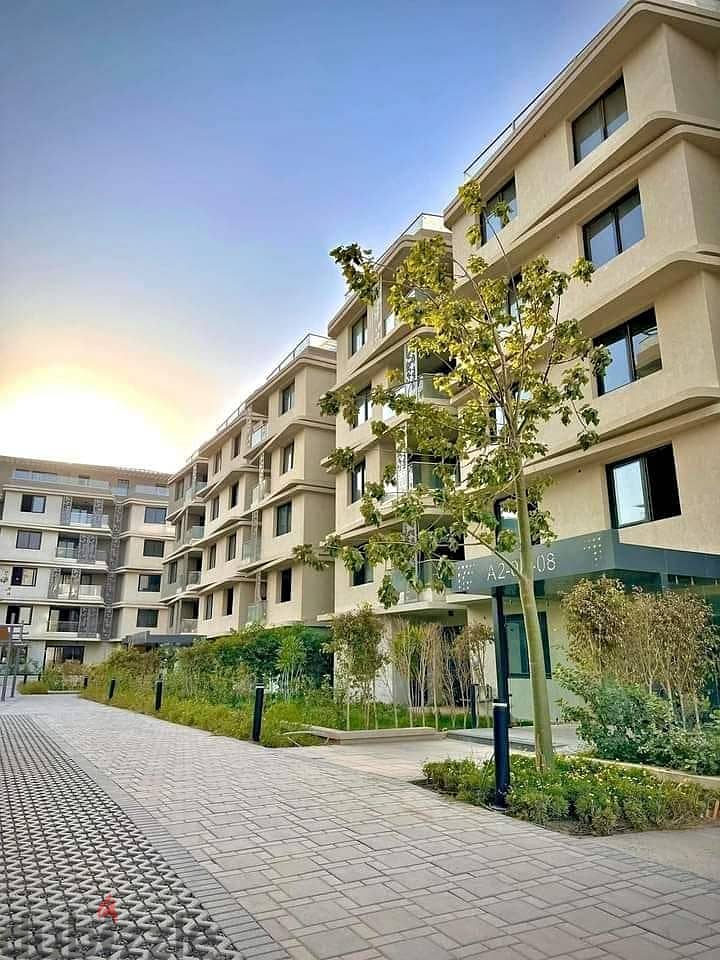 Apartment for sale in Badya Palm Hills October compound - badya palm hills october with a special location in October 7