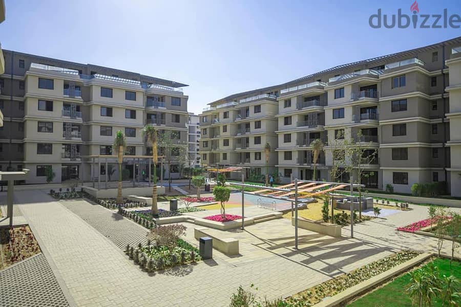 Apartment for sale in Badya Palm Hills October compound - badya palm hills october with a special location in October 8