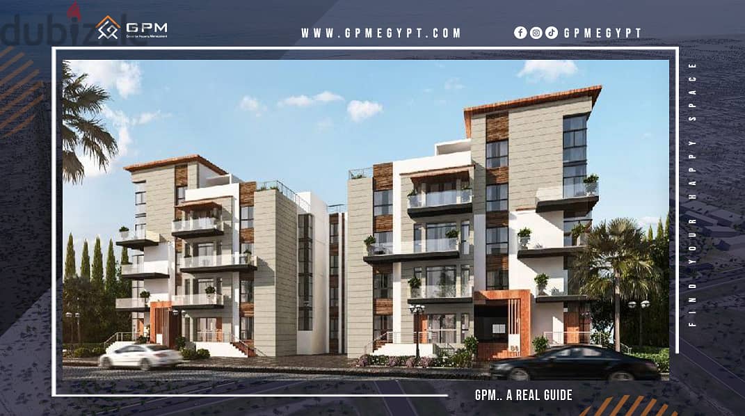 Apartment 154m for sale in La Fontaine Compound New Cairo ready to deliver soon شقة للبيع في كمبوند لافونتين التجمع الخامس 1
