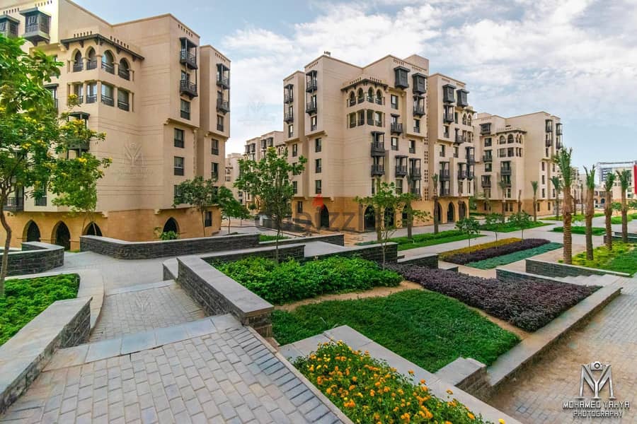 Immediately received a fully finished apartment next to the wall of the Oyoun District in the Fustat Compound with the longest payment period. 3