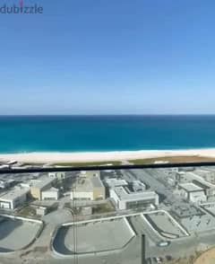 Apartment for sale in Double View Lagoon and Sea, fully finished, in New Alamein Towers 0