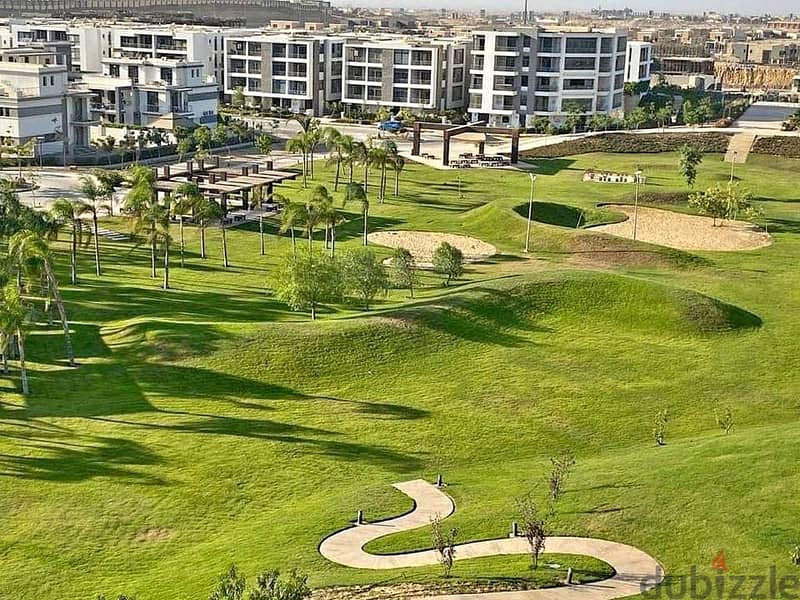 Apartment 166m in landscape view in front of Cairo Airport in Compound Taj City New Cairo 4