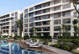 In installments over 9 years, a two-bedroom apartment with a view of Lagoon in Mostakbal City, near Mazar Park