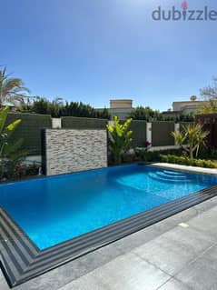 أرقى فيلات بالم هيلز للإيجار مفروشة بالكامل على أعلى مستوى Villa for rent in Palm Hills New Cairo fully furnished to the highest levels
